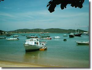 Fishing activities from the Dos Ossos Beach - Buzios - Brazil